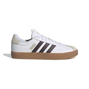 Sneakers bianche da uomo con dettagli beige adidas VL Court 3.0, Brand, SKU s324000390, Immagine 0